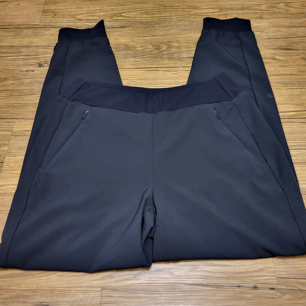 CRZ YOGA Black Athleisure Wear Pants